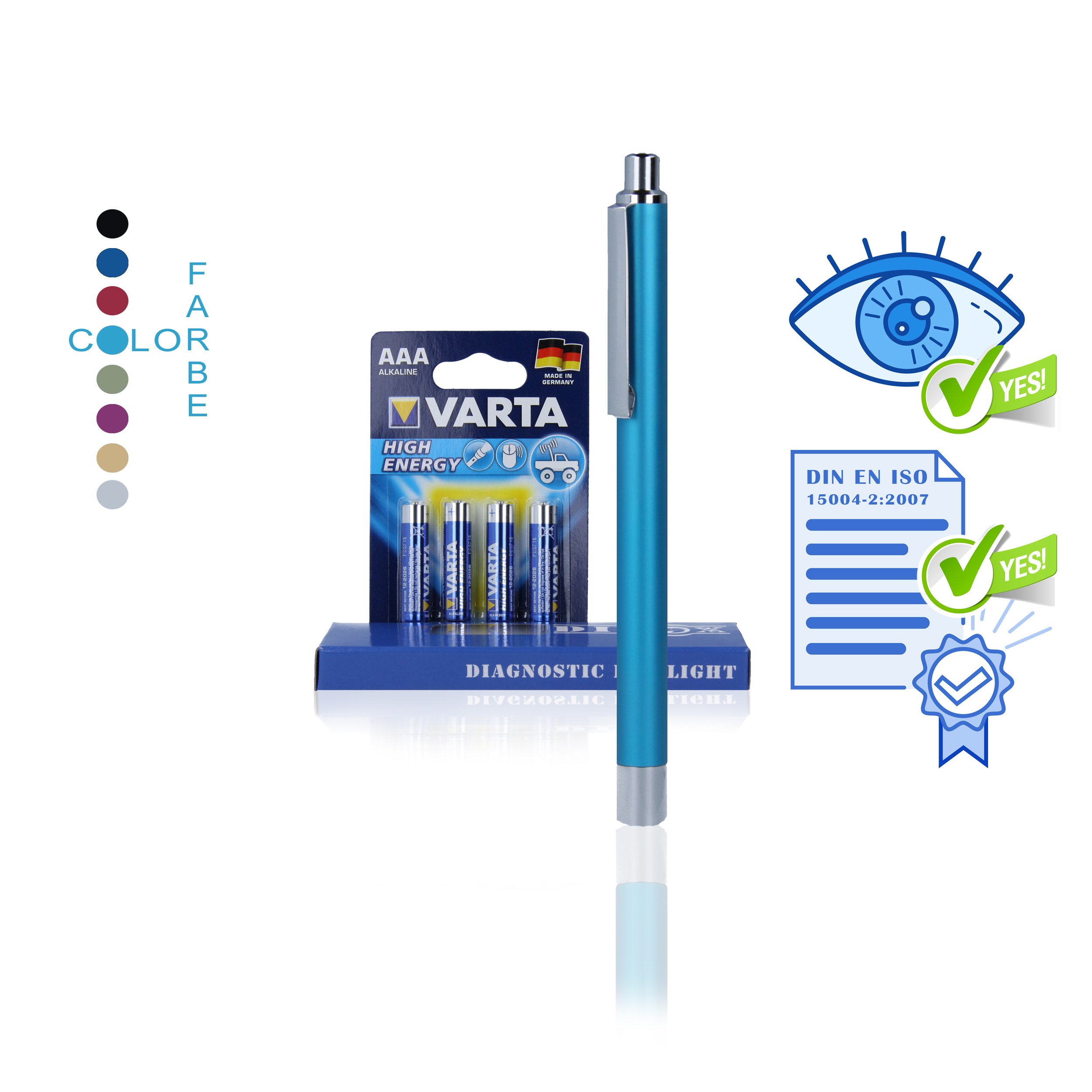 horn-medical-didox-led-pupillenleuchte-t-rkis image 2