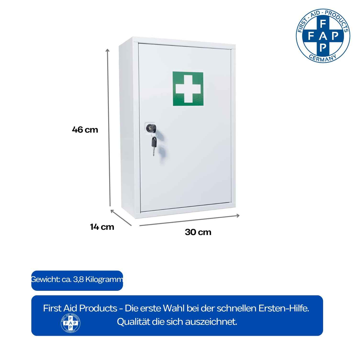 fap-first-aid-products-verbandschrank-b-erste-hilfe-schrank-metall-mit-din-13157 image 3