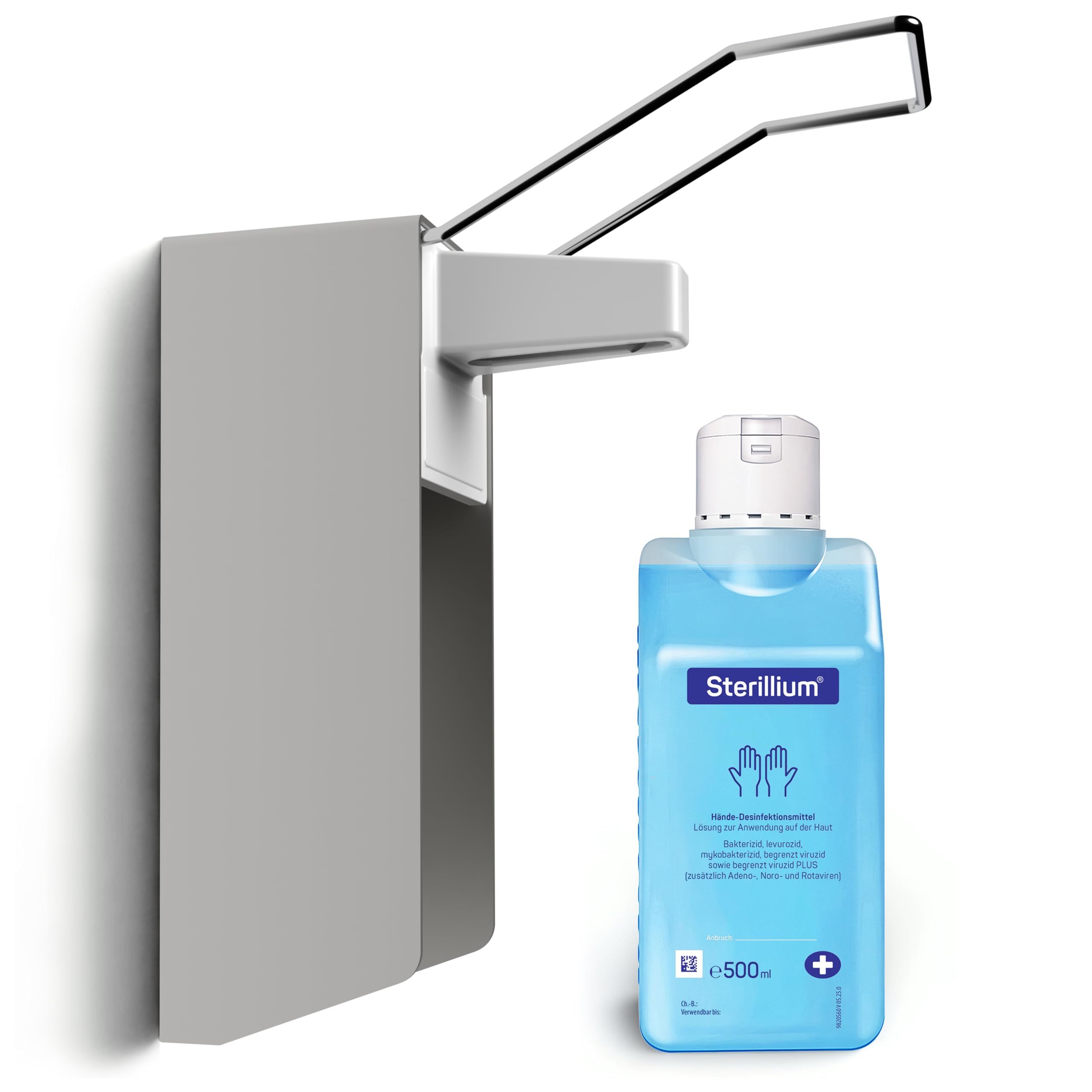 horn-medical-langarm-wandspender-aluminium-starterset-mit-1x-sterillium-500-ml-2 image 1