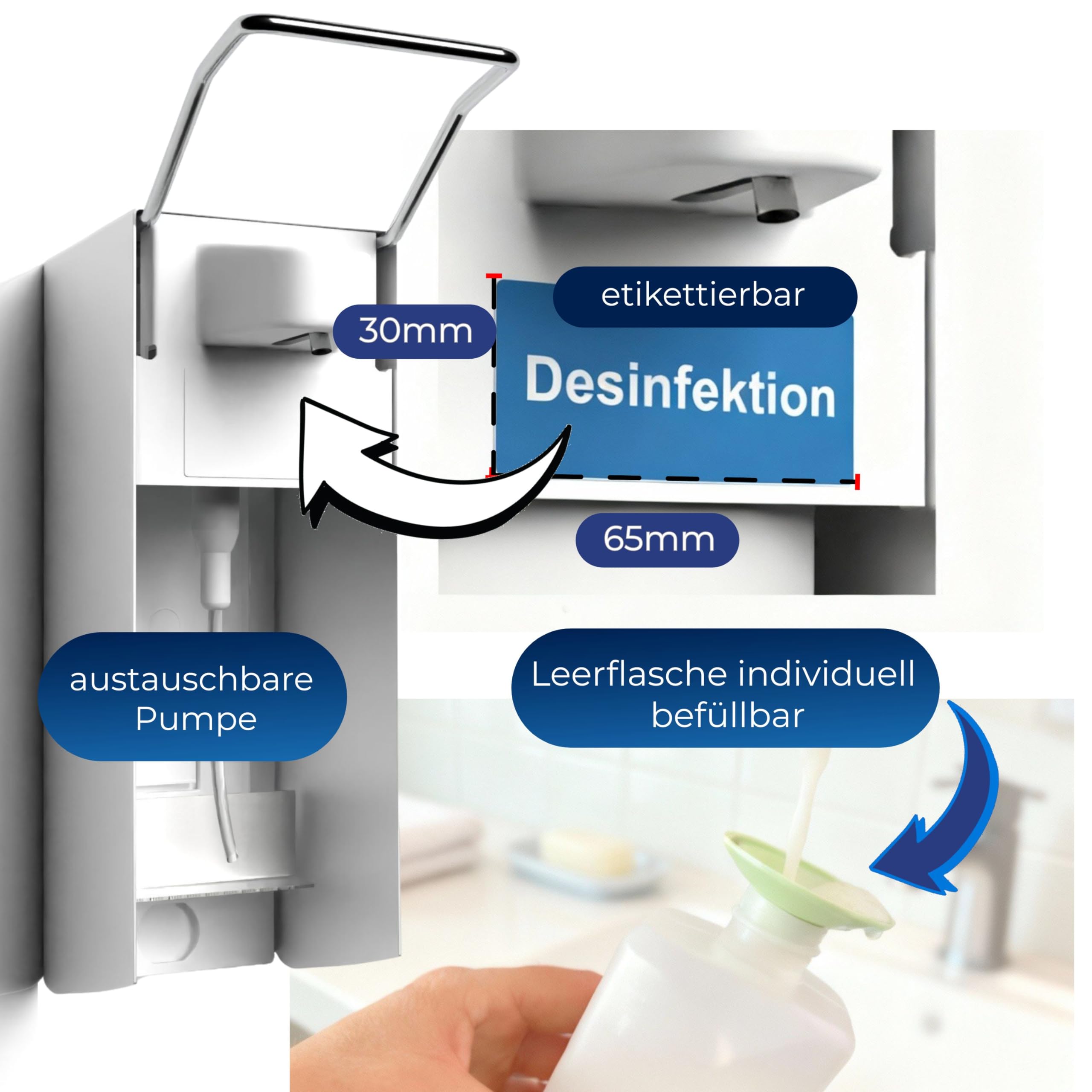 horn-medical-wandspender-aluminium-f-r-500-ml-euroflaschen image 5