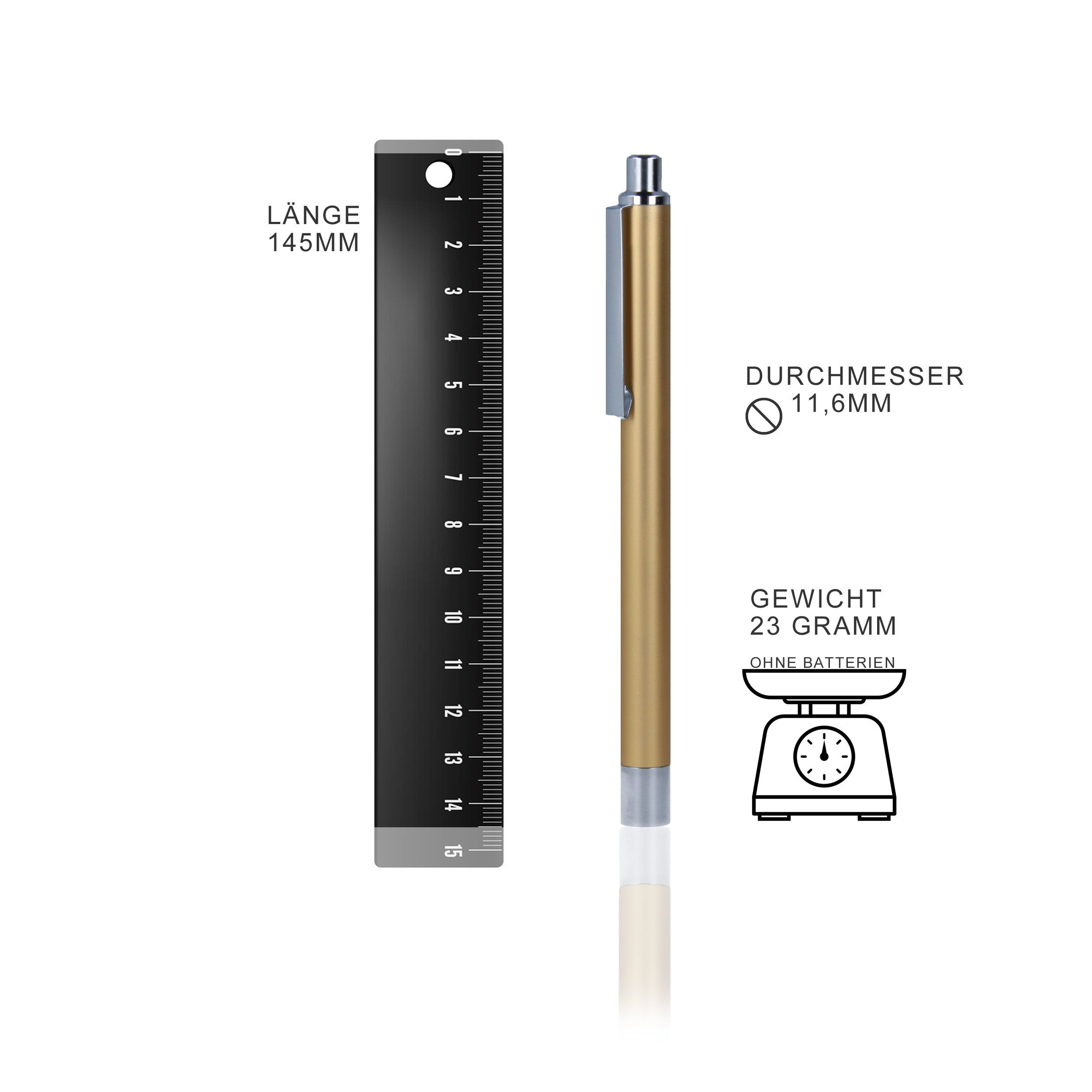 horn-medical-didox-led-pupillenleuchte-diagnostikleuchte-gold image 3