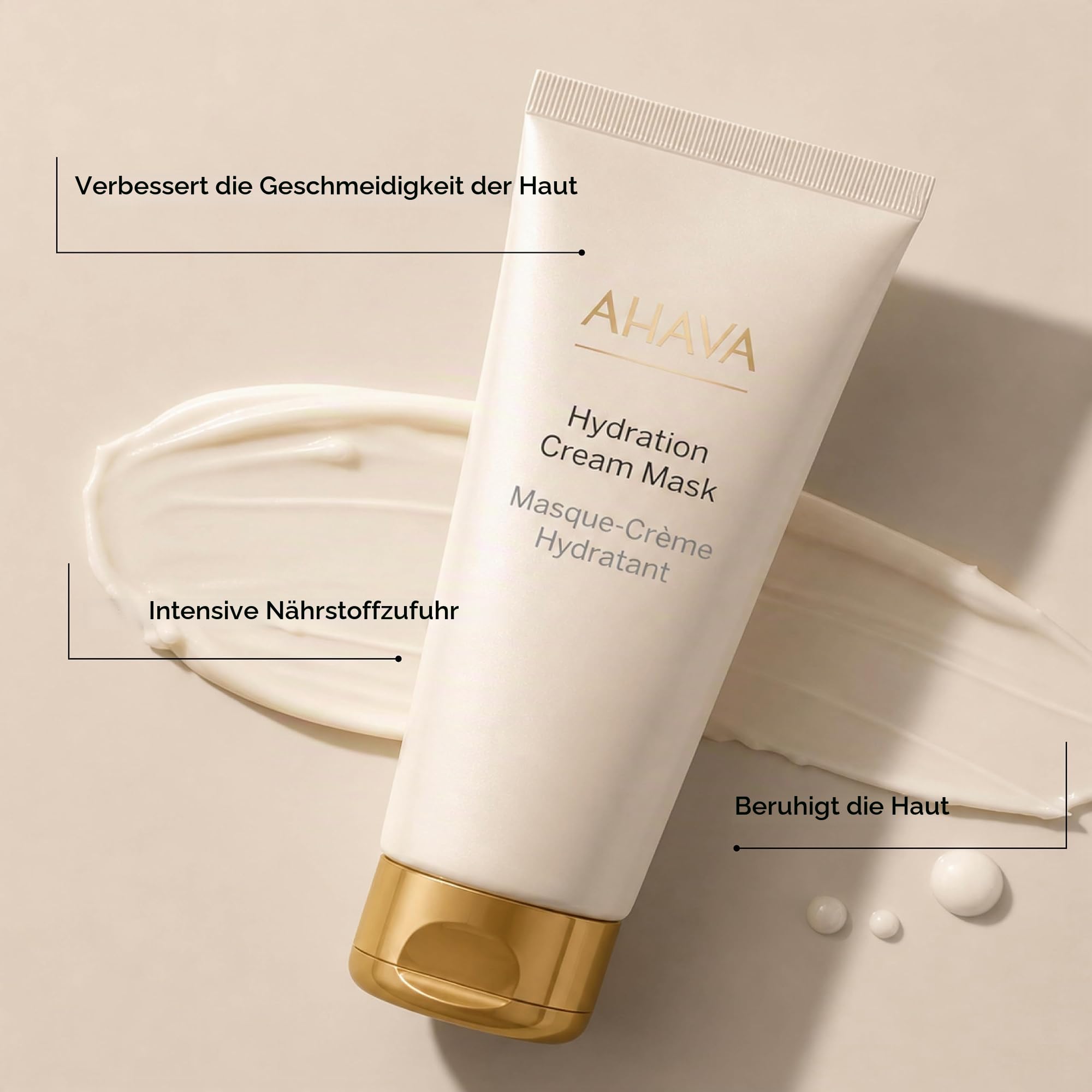ahava-hydrationscreme-maske-100-ml-feuchtigkeitsmaske-f-r-trockene-haut image 3