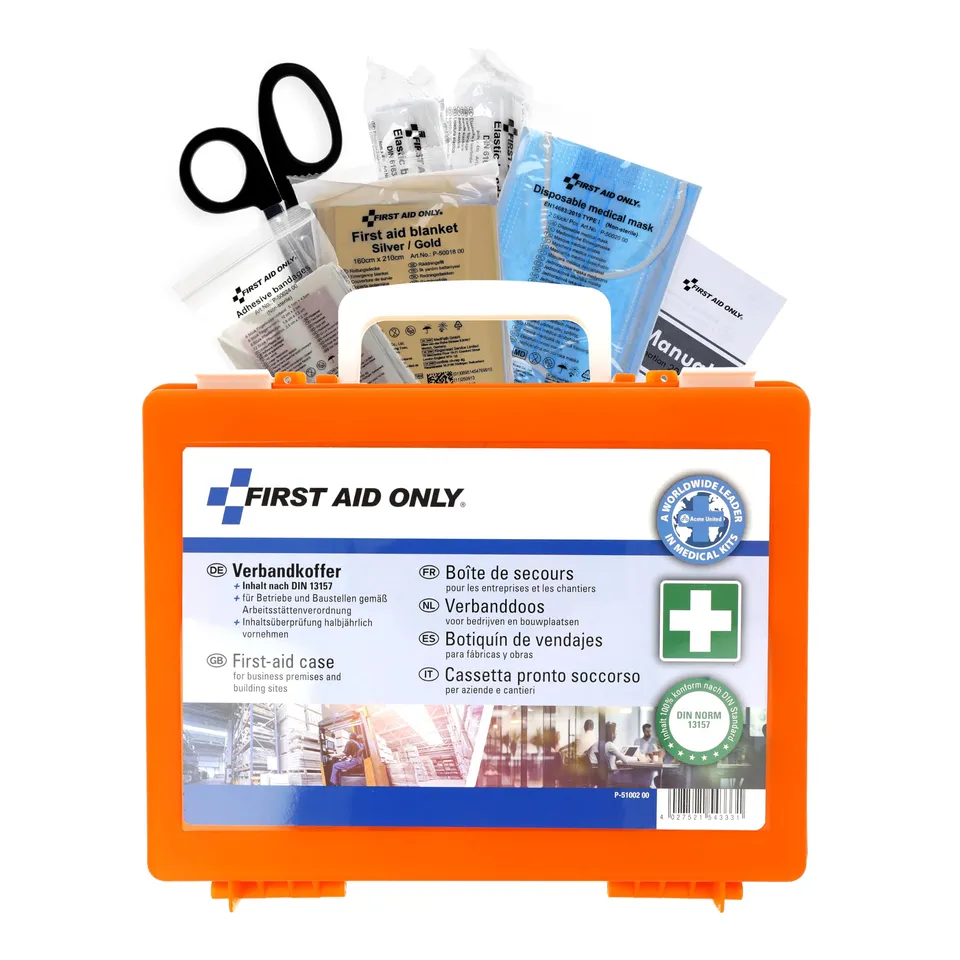 first-aid-only-erste-hilfe-koffer-din-13157-2021-mit-wandhalterung image 1