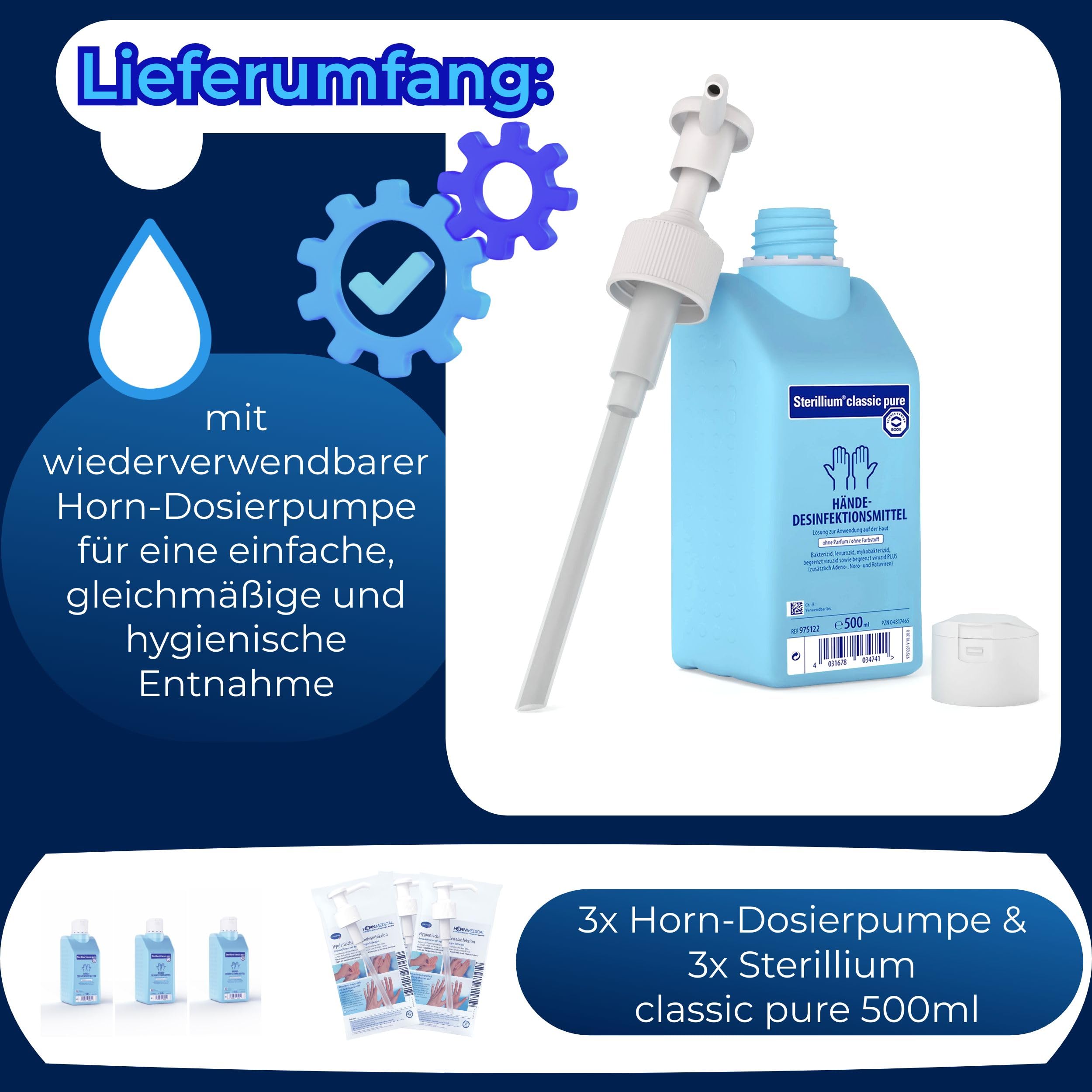 horn-medical-dosierpumpen-set-mit-sterillium-classic-pure-3x500ml image 3