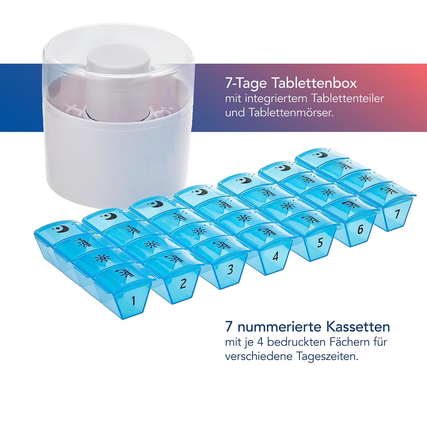 first-aid-only-tablettenbox-7-tage-p-10000-mit-4-f-chern image 2