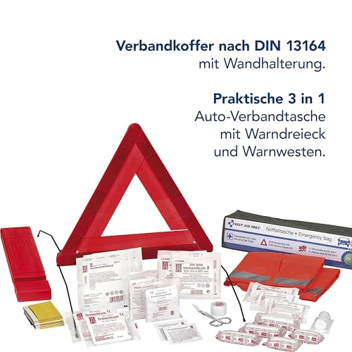 first-aid-only-p-10021-auto-verbandtasche-din-13164-3in1-mit-warndreieck-2-warnw image 8
