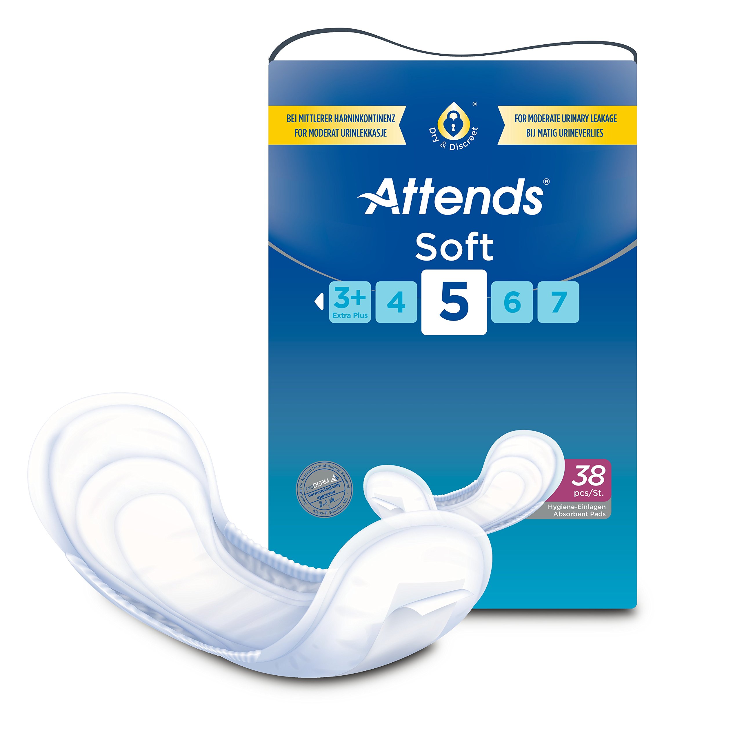 attends-soft-5-hygiene-einlagen-bei-mittlerer-blasenschw-che-38-st image 1