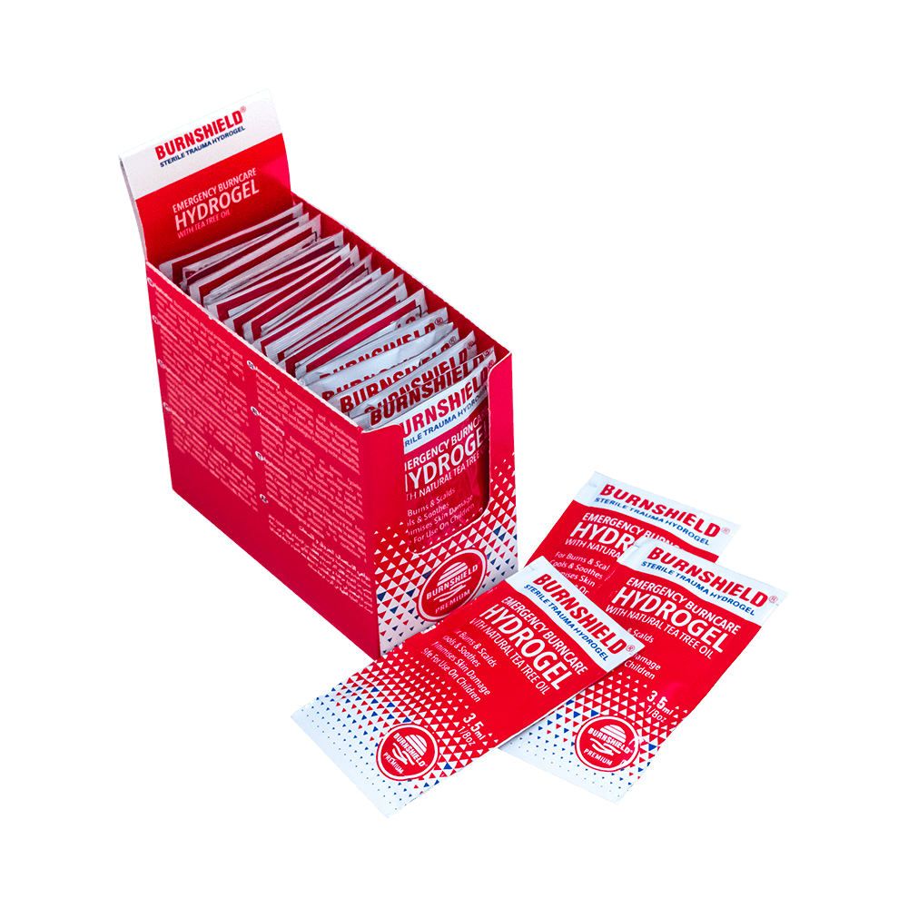 burnshield-hydrogel-3-5-ml-sachet-spender-mit-25-portionsbeuteln image 1