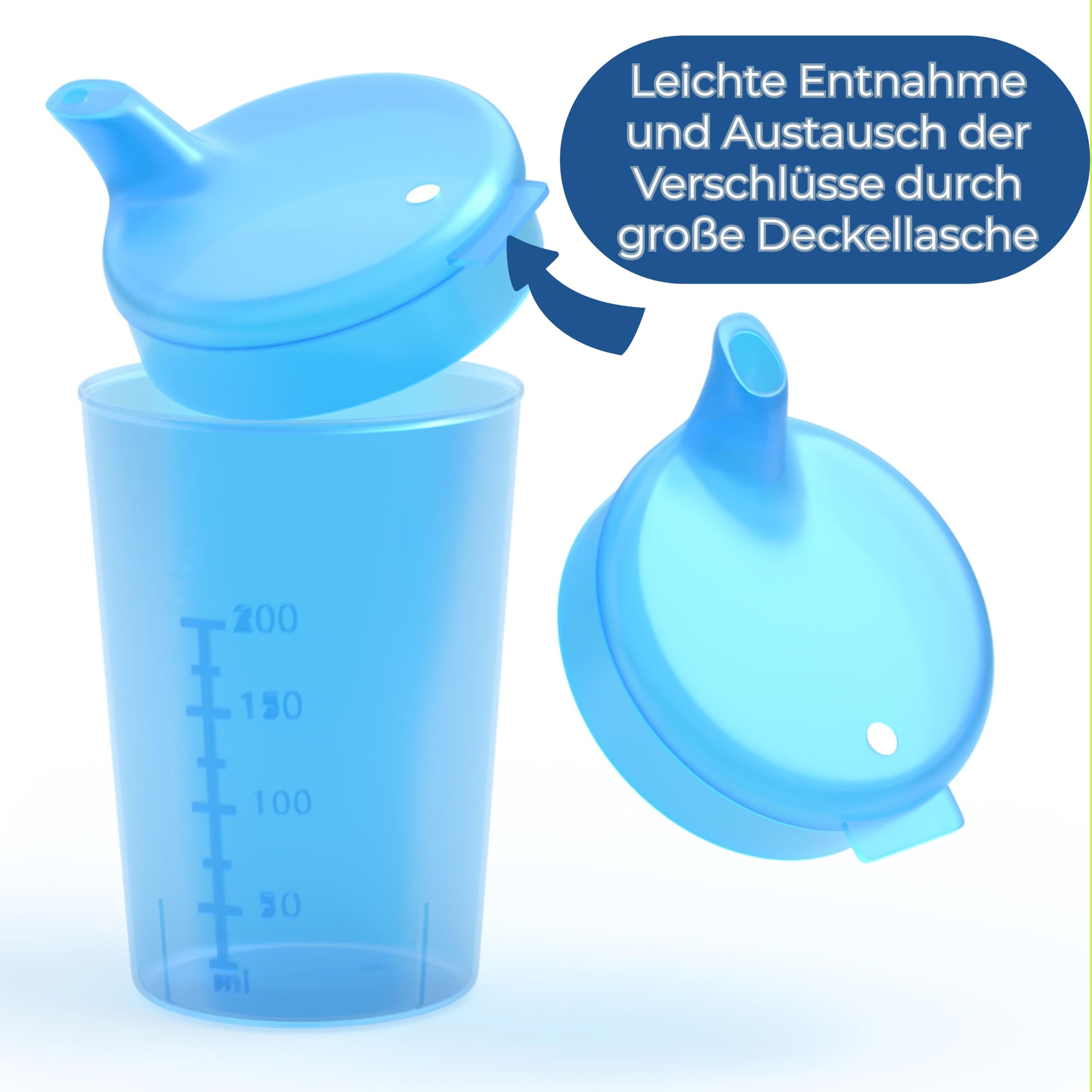 horn-medical-schnabelbecher-set-250ml-3er-pack-blau-mit-2-deckeln image 4