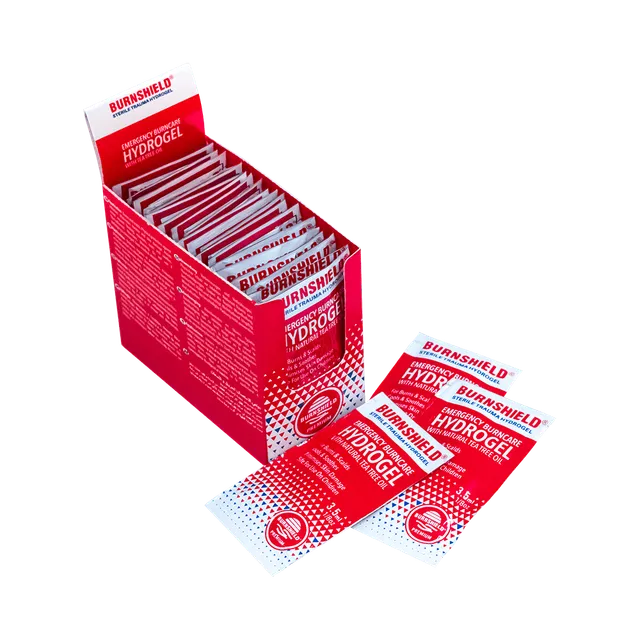 burnshield-hydrogel-3-5-ml-sachet-spender-mit-25-portionsbeuteln image 1