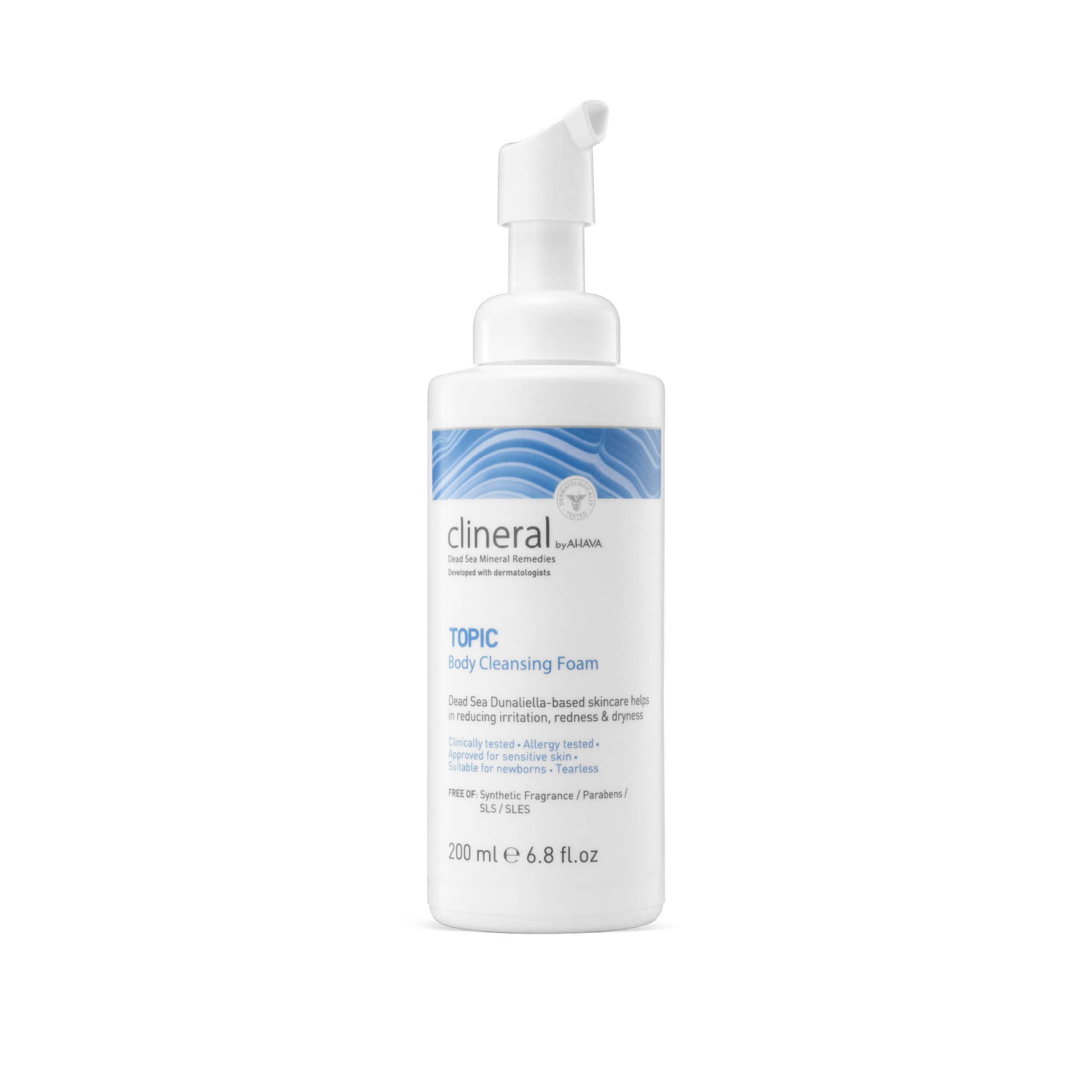 ahava-clineral-topic-body-cleansing-foam-200-ml image 1