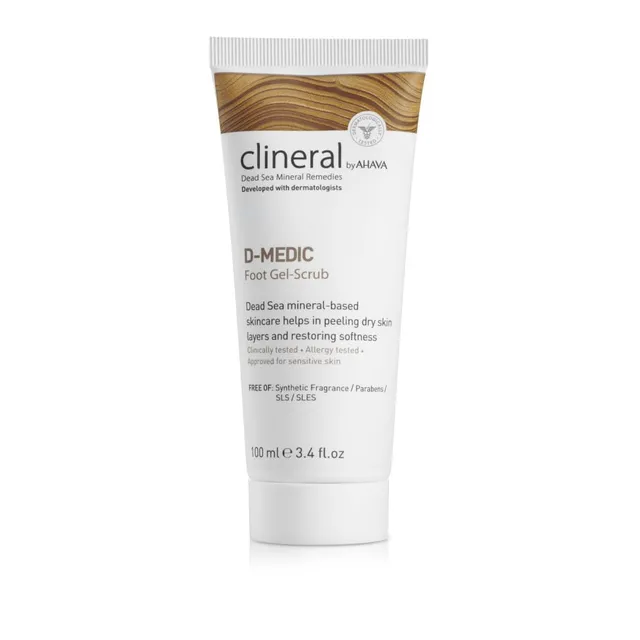 ahava-clineral-d-medic-foot-gel-scrub-fu-peeling-100-ml image 1