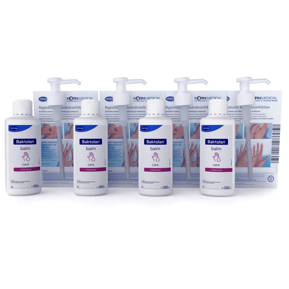 horn-medical-baktolan-balm-wasser-in-l-hautbalsam-4-x-350-ml-mit-dosierpumpe image 1