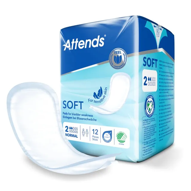 attends-soft-2-normal-hygiene-einlagen-12-st-ck image 1