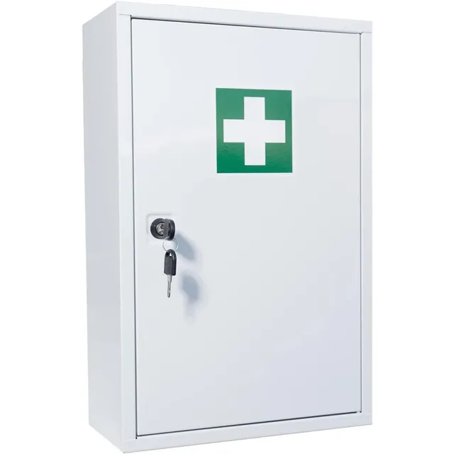 fap-first-aid-products-verbandschrank-b-erste-hilfe-schrank-metall-mit-din-13157 image 1