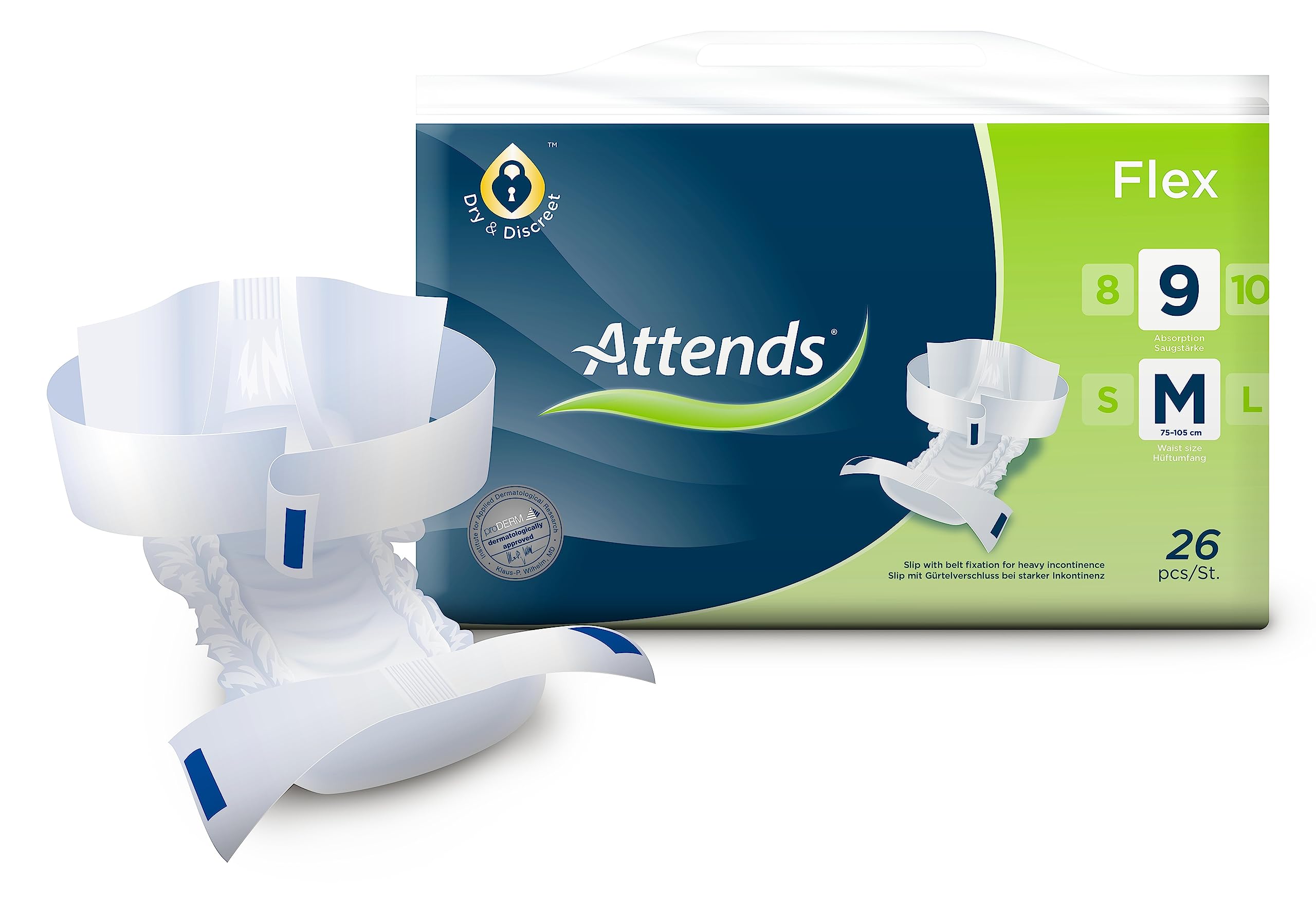 attends-flex-9m-inkontinenz-slips-mit-g-rtel-104-st-ck-4x26 image 1
