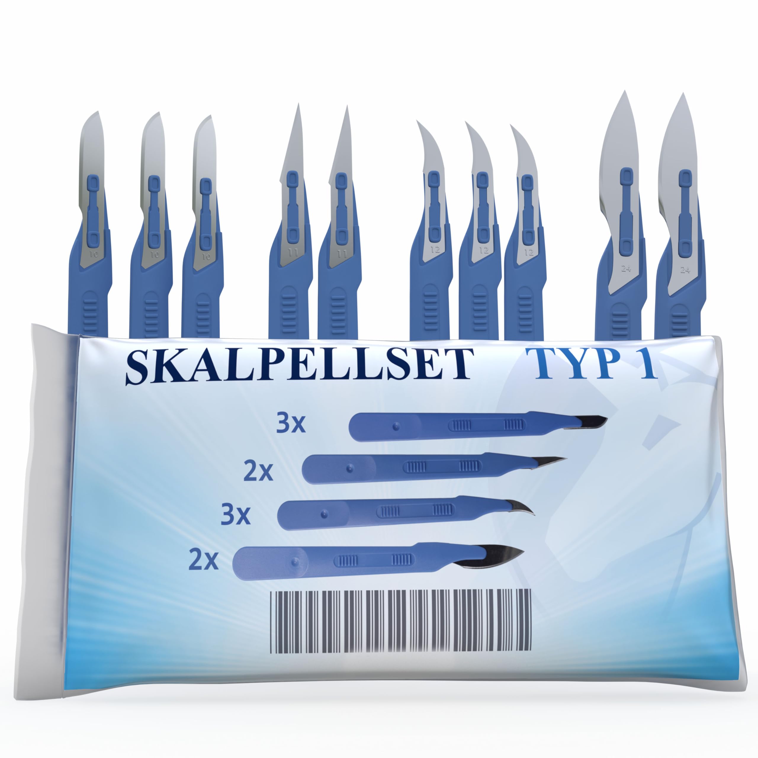 horn-medical-einweg-skalpell-set-typ-i-steril-10er image 1
