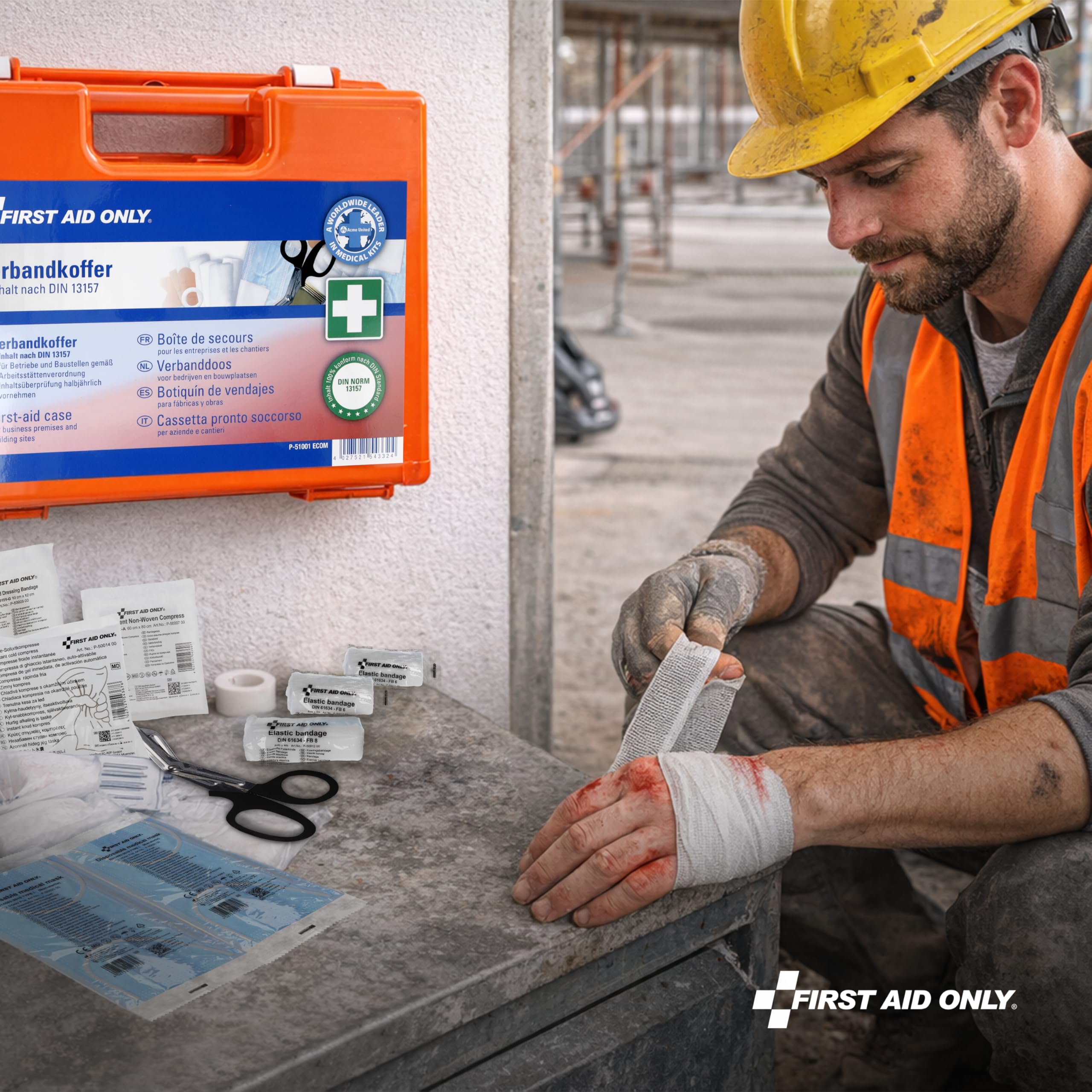 first-aid-only-p-51001-verbandskoffer-din-13157-2021-orange image 5