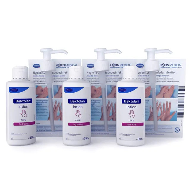 horn-medical-dosierpumpe-mit-baktolan-pflegelotion-3-x-350-ml image 1