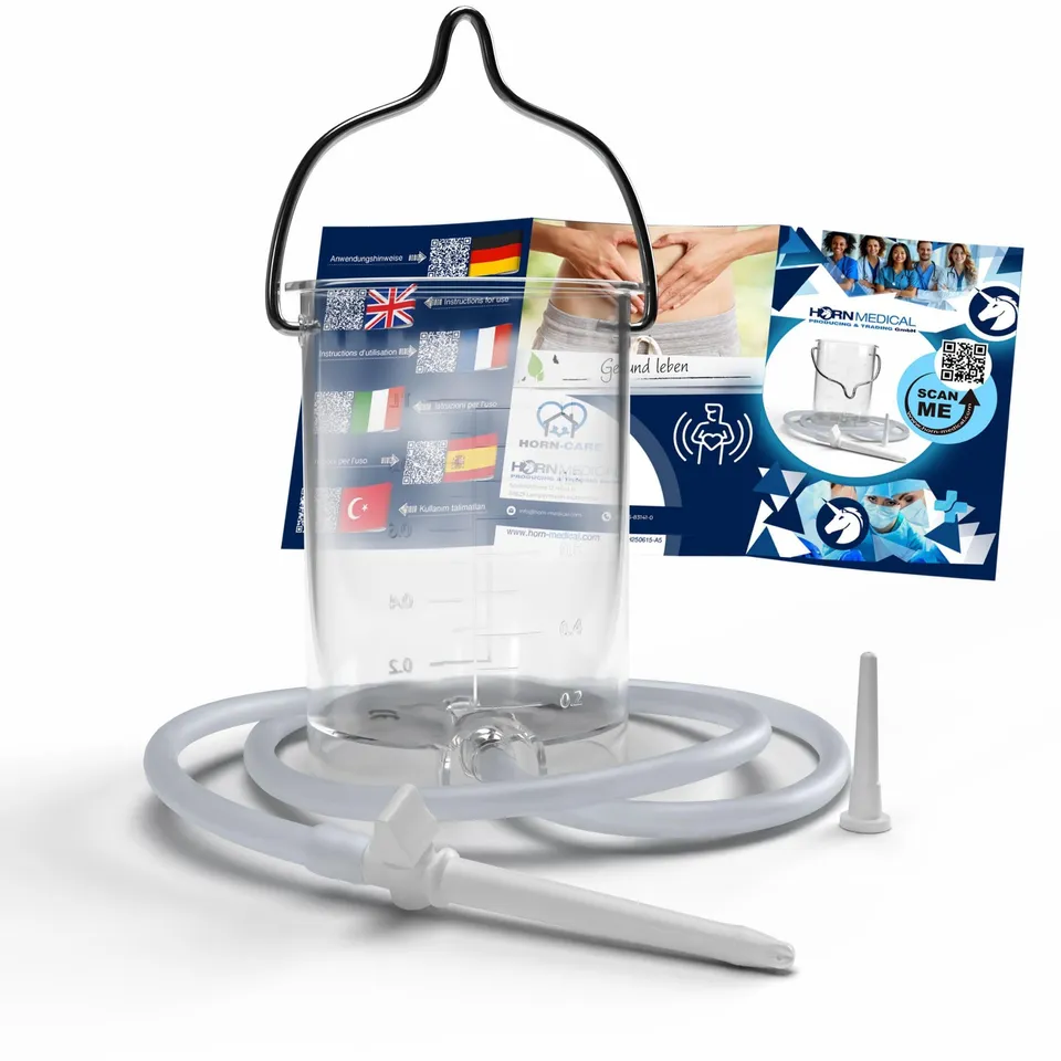 horn-medical-einlaufbecher-1-liter-zur-darmreinigung image 1