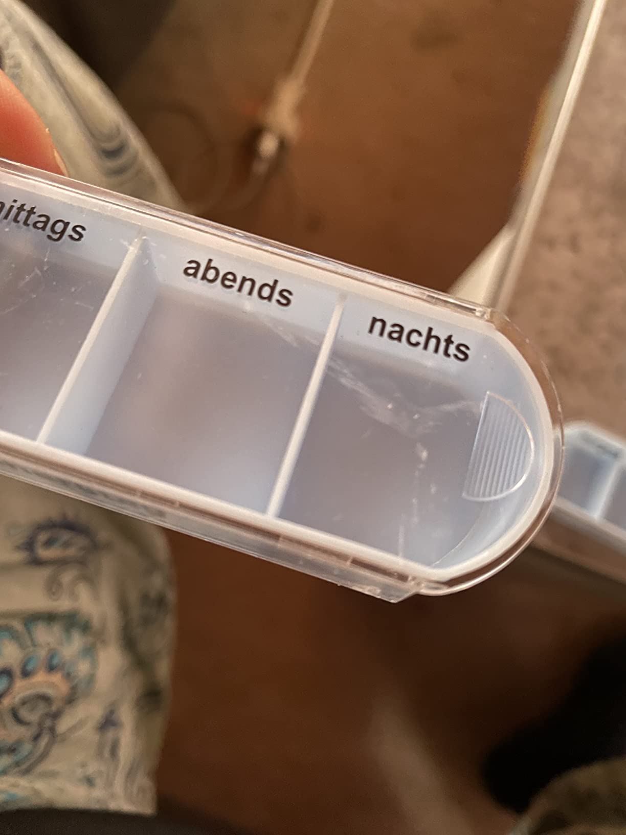 Sehr praktisch mit Teiler