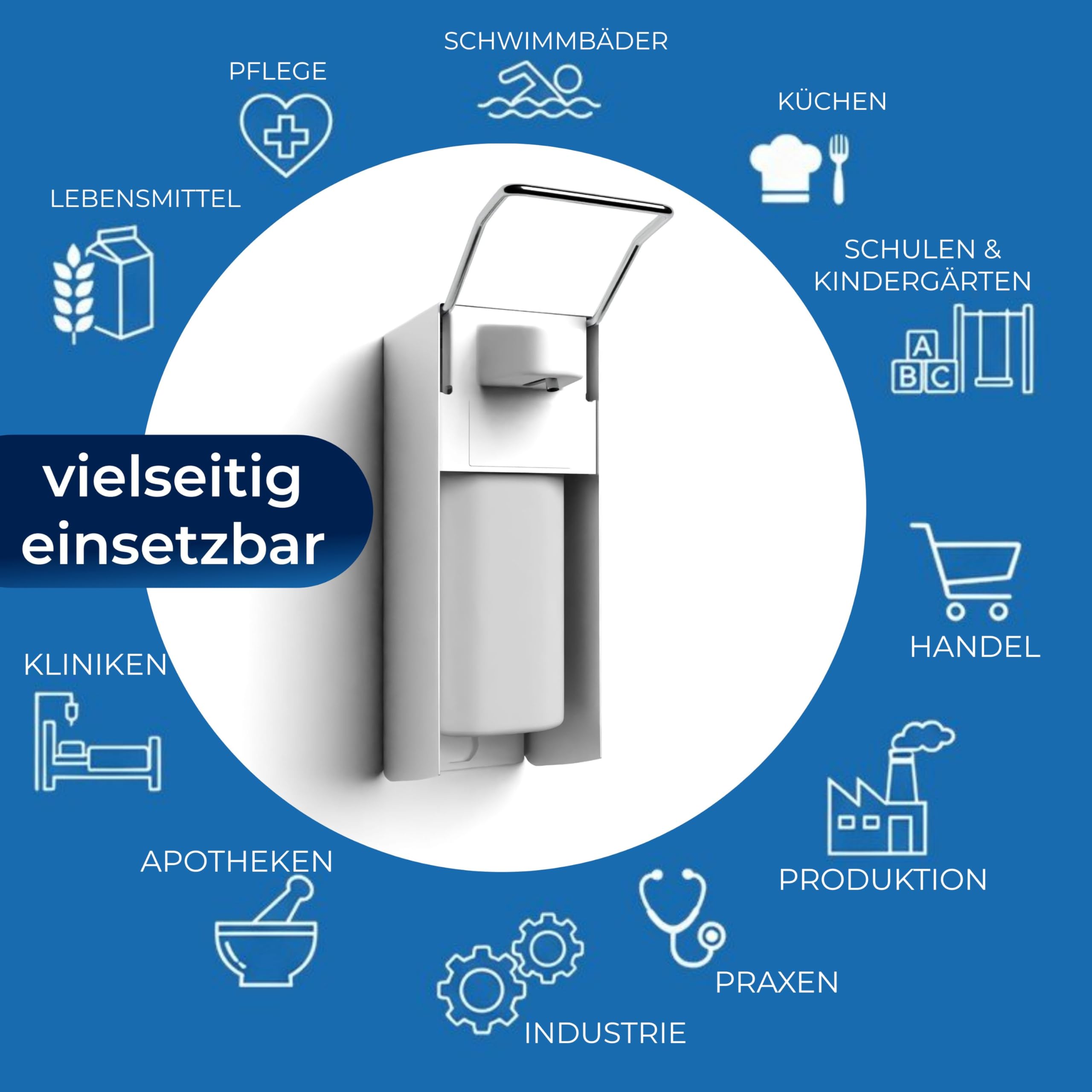 horn-medical-wandspender-aluminium-f-r-500-ml-euroflaschen image 2
