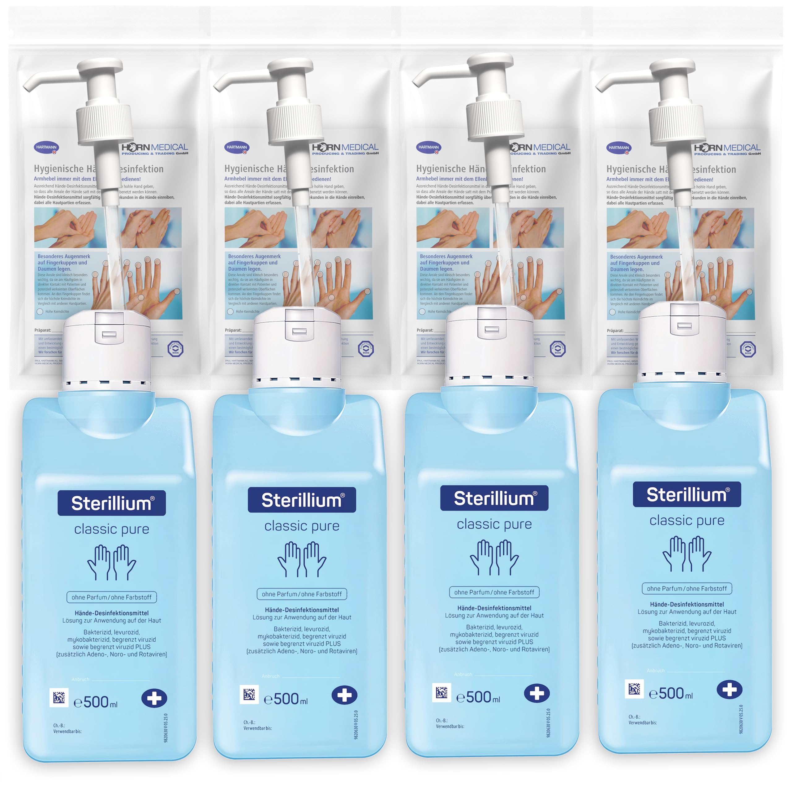 horn-medical-dosierpumpen-set-sterillium-classic-pure-4x-500-ml image 1