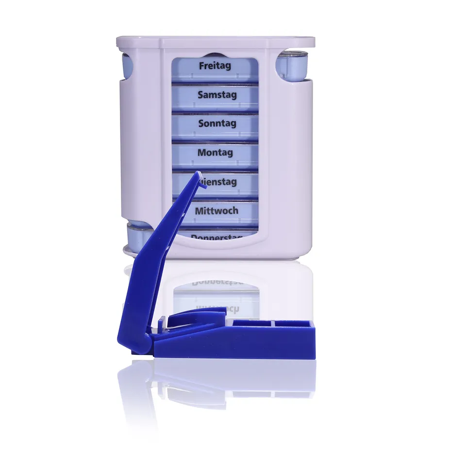 horn-medical-pillendose-7-tage-wocheneinteilung-mit-tablettenteiler image 1