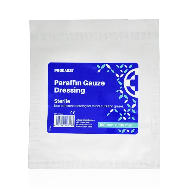 burnshield-paraffin-gauze-dressing-100mm-x-100mm-paraffin-gaze-verband image 1