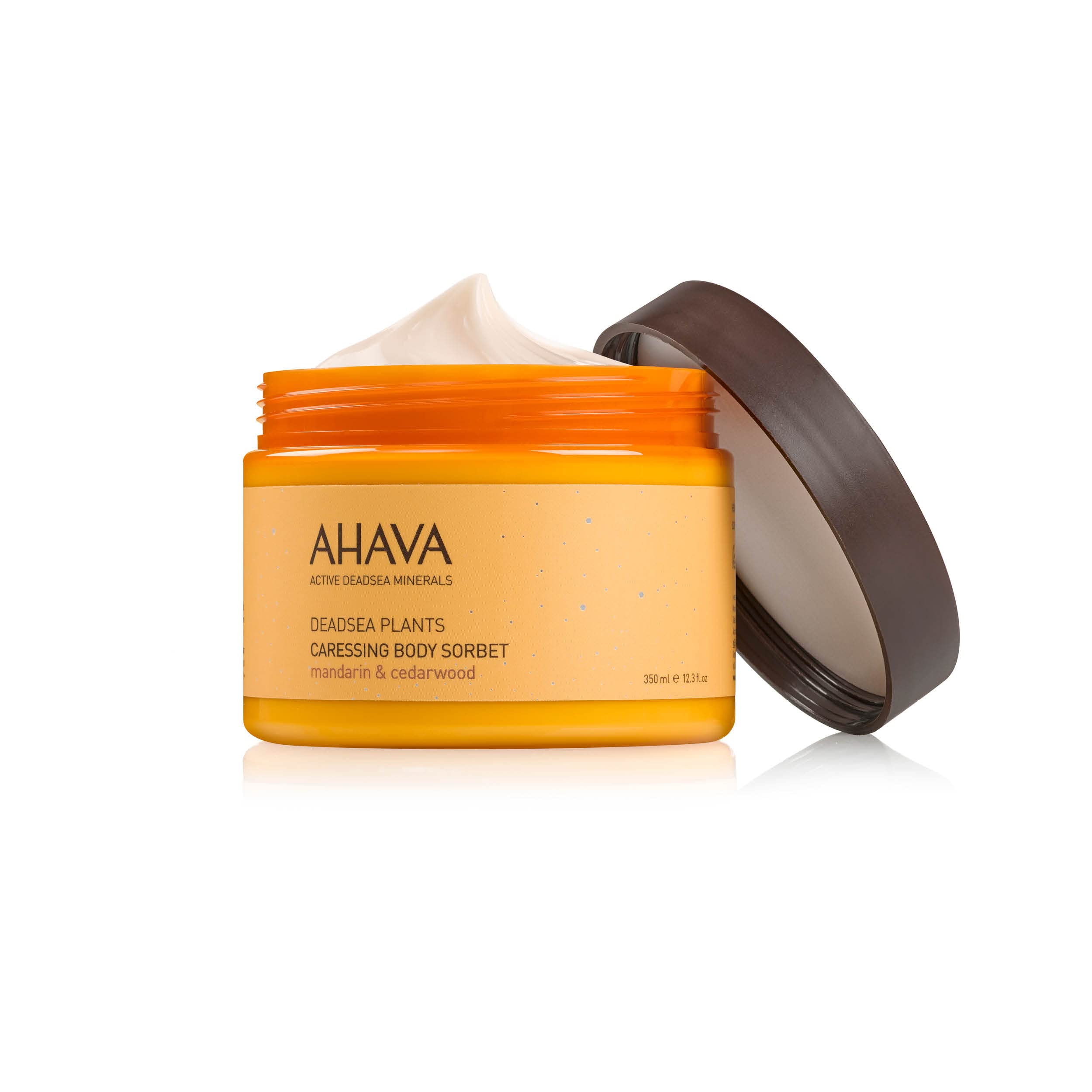 ahava-verw-hnendes-k-rper-sorbet-feuchtigkeitscreme-350-ml-mandarine-zedernholz image 3