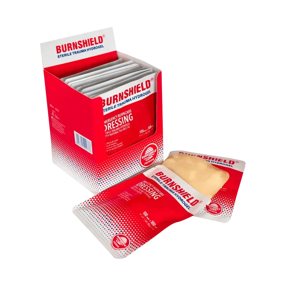 burnshield-wundauflage-100-x-100-mm-steriler-brandverband-15er-spender image 1